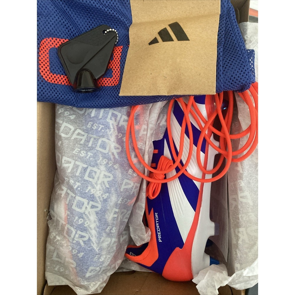 Adidas Predator Elite SG Soccer Cleats Mens Sz 10 Advancement Pack Blue IF6323 - Picture 10 of 10